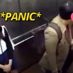 TWICE 成員被困在電梯裡，一對夫婦正在親熱，這就是她們的反應，遺憾的是沒有忙內子瑜的鏡頭