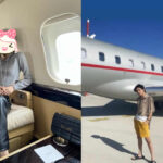 防彈少年團的V和 BLACKPINK的 Lisa，釋出了他們乘坐私人飛機前往巴黎的照片