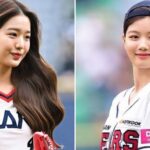 10 多位韓國女明星在首次投球時因完美視覺效果而受關注—— TWICE 的 Momo、IVE的員瑛、少女時代的潤娥